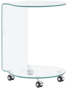 vidaXL Mesa de centro 45x40x58 cm vidro temperado