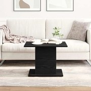 vidaXL Mesa de centro Carvalho Preto 55,5 x 55,5 x 40 cm