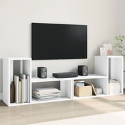 vidaXL Móveis de TV 2 pcs 75x30x50 cm derivados de madeira branco