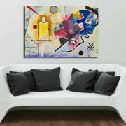 Pintura Decorativa em Tela 70100KANDINSKY028 – Multicolor – 70 x 100 c