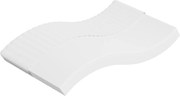 vidaXL Colchão de espuma médio suave 120x200 cm
