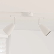 vidaXL Spotlight de Teto 2 Way Adjustable White GU10