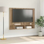 vidaXL Gabinete de TV de Parede Carvalho Artesanal 120 x 23.5 x 90 cm