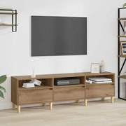 vidaXL Gabinete para TV com gaveta carvalho artisiano 150 x 30 x 45 cm
