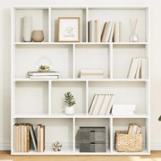 vidaXL Estante 132x29x141,5 cm derivados de madeira branco