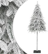 vidaXL Árvore de Natal artificial c/ flocos de neve 180 cm