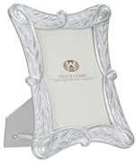 QUADRO X PRATA 23,3X2X28,2 CM ( MEDIDA INTERNA 15X20 CM)