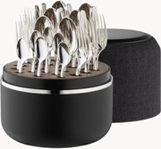 Conjunto de talheres artesanais muito polidos com caixa Alta, 6 pessoas, conjunto de 24