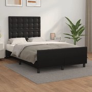 Estrutura de cama sem castanho colchão 120x190cm couro do falso