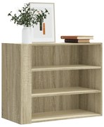 vidaXL Armário de parede 75x35x60 cm derivados madeira carvalho sonoma