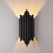 Aplique de Parede Reis – Preto – 22 cm x 50 cm x 11 cm