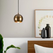 Chandelier Berceste – Dourado – 15 x 30 cm
