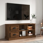 vidaXL Móvel TV 102x35,5x47,5cm derivados de madeira carvalho castanho