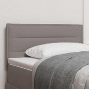 Cabeceira vidaXL Design Linhas Taupe 80 cm Tecido