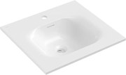 Mexen Vela lavatório embutido de 51 x 46,5 cm, branco brilho - 25235000