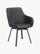 Cadeiras giratórias com braços Alison, conjunto de 2