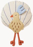Almofada de peluche em algodão orgânico Peacock