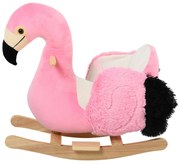 Baloiço de Flamingo para Crianças acima de 3 Anos Baloiço Infantil de