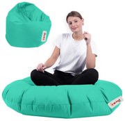 Puff de Jardim Iyzi 100 – Turquesa – 100x100x65 cm | Tribo Home