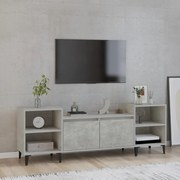 vidaXL Móvel de TV 160x35x55 cm derivados de madeira cinzento cimento