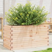 vidaXL Vaso/floreira de jardim 90x40x45,5 cm madeira de pinho maciça