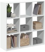vidaXL Estante divisória 102x29x103,5 cm derivados de madeira branco