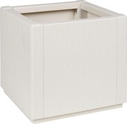 vidaXL Caixa de Flores Branco 36 x 36 x 35 cm Plástico