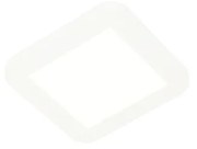 Candeeiro de teto branco 17cm com LED regulável em 3 níveis IP44 - Steve Moderno