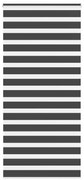 vidaXL Cortina de zebra 95x200 cm largura do tecido 90,9 cm poliéster