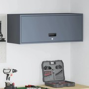 vidaXL Armário de parede para garage Antracite 90 x 33 x 35 cm