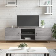 vidaXL Móvel de TV 150x30x50 cm derivados de madeira cinzento sonoma