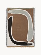 Manta de algodão com franjas Pose