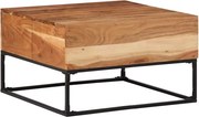 vidaXL Mesa de centro 68x68x41 cm madeira de acácia maciça