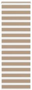 vidaXL Cortina de zebra 75x200 cm largura do tecido 70,9 cm poliéster