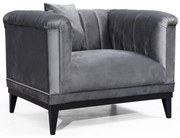 **** Cadeira Wing Trendy – Cinzento Escuro – 105x79x89 cm

**