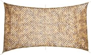 vidaXL Rede de camuflagem com saco de arrumação 506x279 cm areia