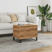 vidaXL Mesa centro 60x44,5x45 cm derivados madeira carvalho artisiano