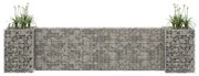 vidaXL Gabião em forma de H fio de aço 260x40x60 cm