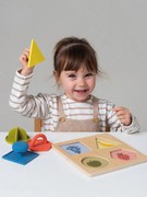Puzzle com formas de encaixar - TAFTOYS multicolor