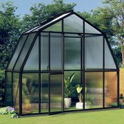 vidaXL Estufa com base 3,3 m² alumínio antracite