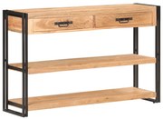 vidaXL Aparador 120x30x75 cm madeira de acácia maciça