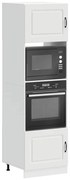 vidaXL Armários forno 2 pcs Lucca derivados de madeira branco