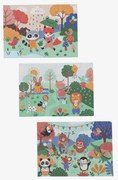 3 puzzles evolutivos de 12 a 36 peças, em cartão, Os Animais Divertidos multicolor