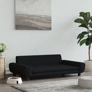 vidaXL Cama para cães 100x54x33 cm veludo preto