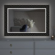 Espelho LED com decoração LED D13