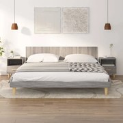 vidaXL Mesas de cabeceira 2 pcs 40x35x47 cm sonoma cinzento