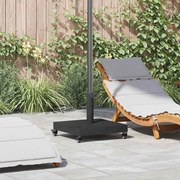 vidaXL Base de Guarda-sol Externo Preto 45 x 45 x 31.5 cm