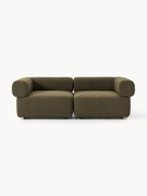 Sofá modular em bouclé Anton (3 lugares)