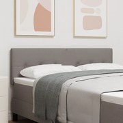 Cabeceira vidaXL Botões Estofada Taupe 140 cm Tecido