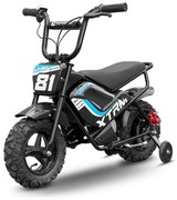 Mini Mota elétrica para crianças Bateria 250W E.SUPERBIKE C/Limitador velocidade Azul